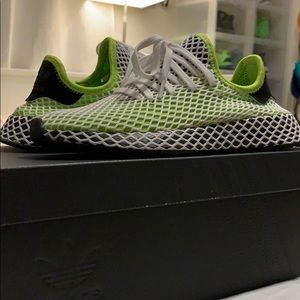 Adidas Deerupt Muted Neons Solar Slime